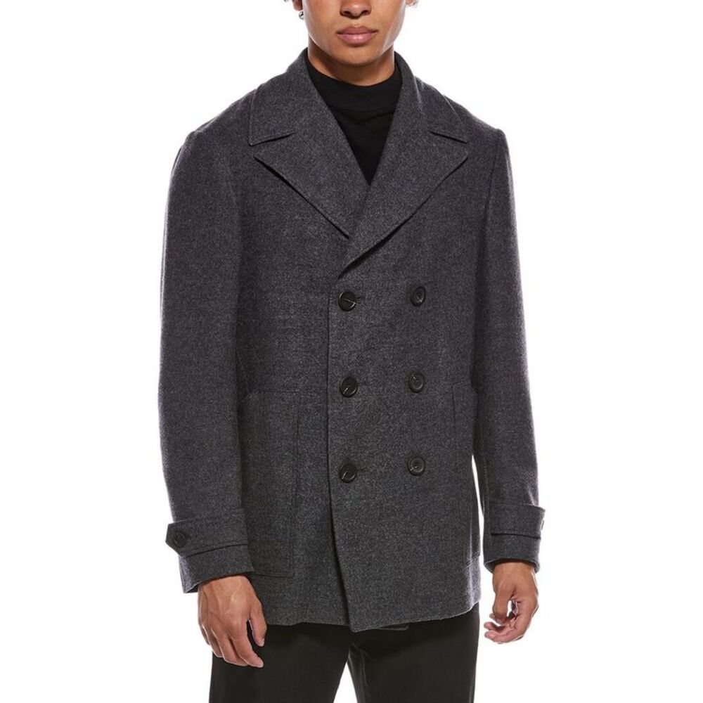 Canali Mens  Wool & Cashmere-Blend Blazer, Grey